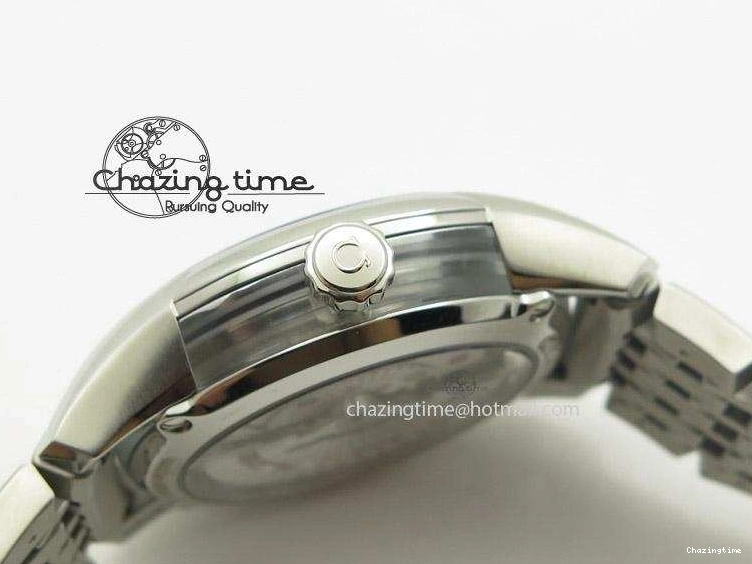 0226 De Ville Hour Vision Co-Axial 41mm SS V6F Best Edition Black Dial On SS Bracelet A BestValue 8277